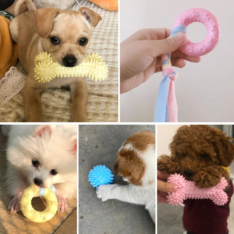 Dog Chew Toy – TPR Knot Bite Resistant Molar & Teeth Cleaning