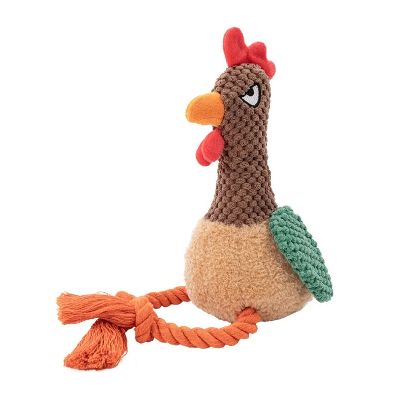 Plush Chicken Squeaky Dog Toy – Soft, Durable & Fun for Dogs