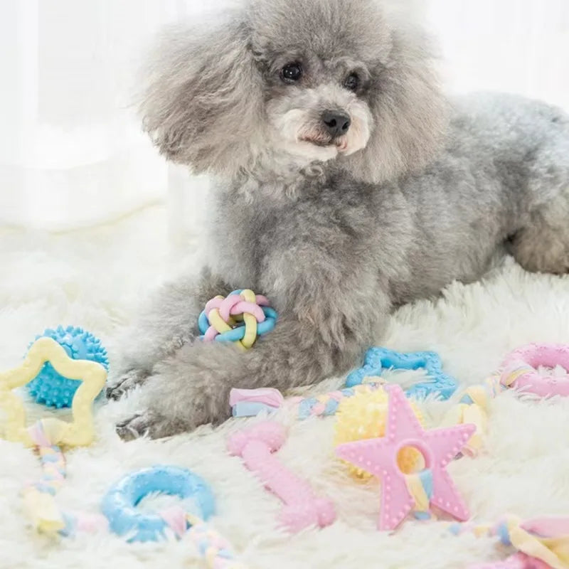 Dog Chew Toy – TPR Knot Bite Resistant Molar & Teeth Cleaning