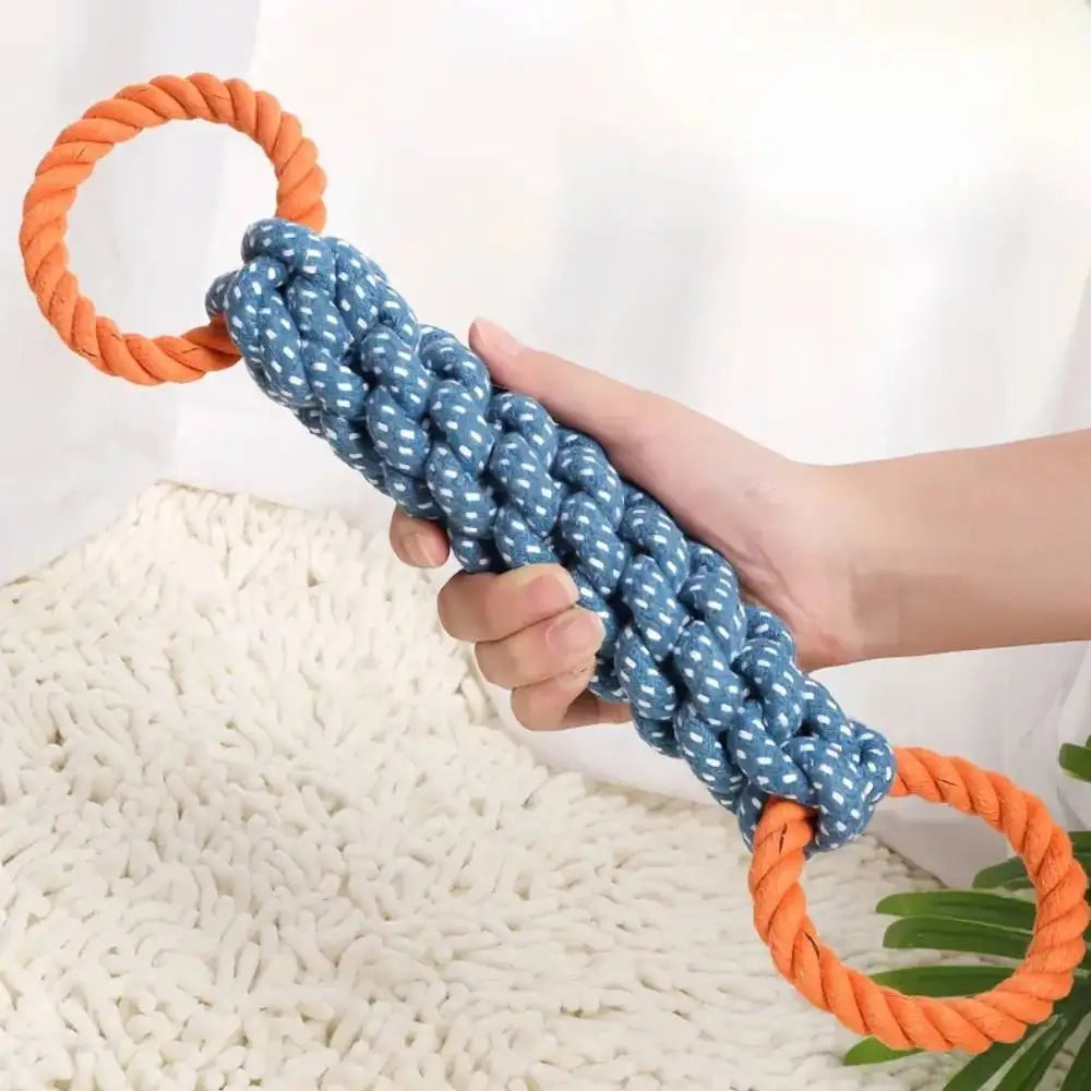 Giant Dog Rope Tug Toy – Indestructible Chew & Teeth Cleaning