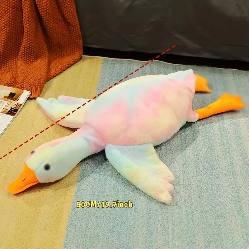 Giant Duck Plush Pet Toy – 50cm Anxiety-Relieving Companion for Cats & Dogs
