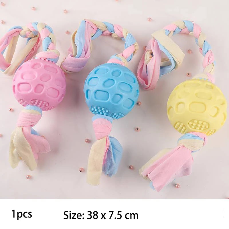 Dog Chew Toy – TPR Knot Bite Resistant Molar & Teeth Cleaning