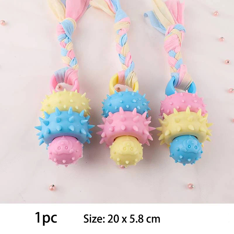 Dog Chew Toy – TPR Knot Bite Resistant Molar & Teeth Cleaning