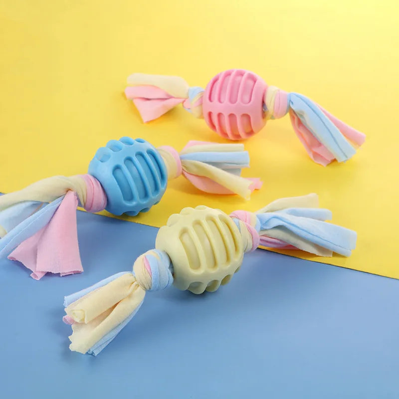 Dog Chew Toy – TPR Knot Bite Resistant Molar & Teeth Cleaning