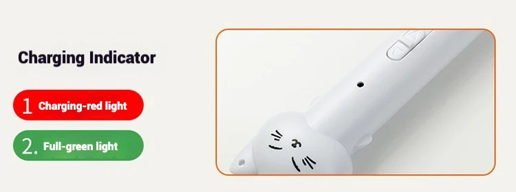Cat Toy USB Rechargeable Interactive Pet Light Stick Multi Pattern Infrared Funny Cat Chaser Exercise Training Toy