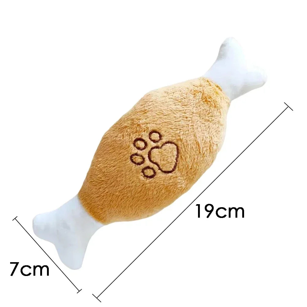 Plush Animal Squeaky Dog Toy – 17 Cute Styles, Bite Resistant