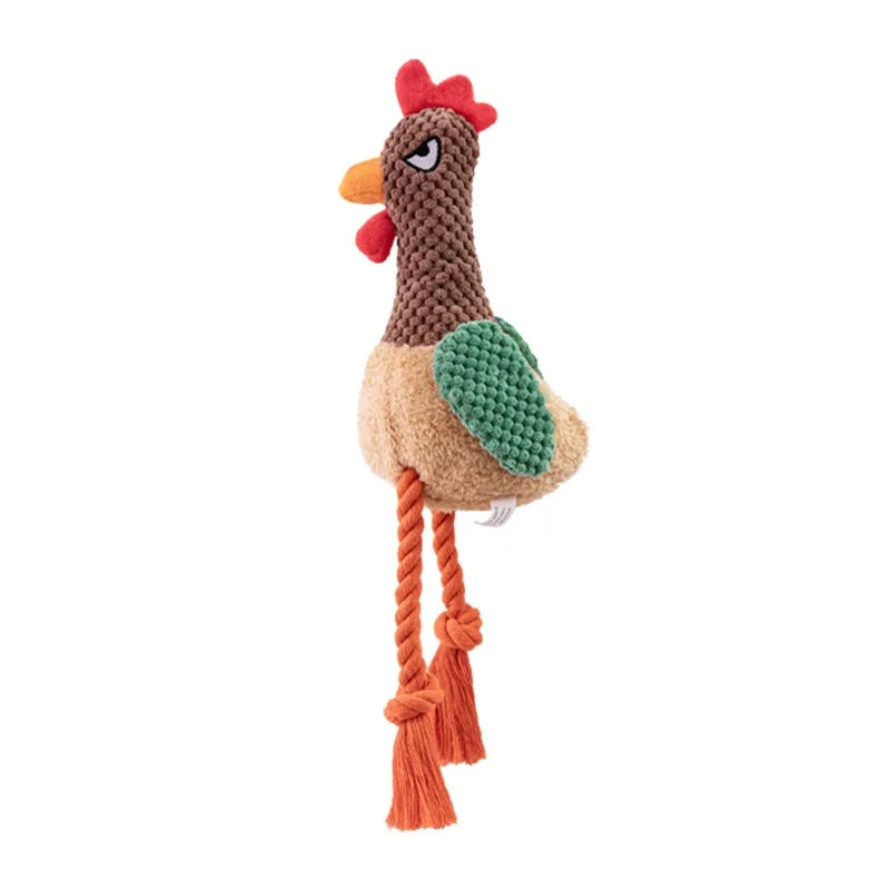 Plush Chicken Squeaky Dog Toy – Soft, Durable & Fun for Dogs