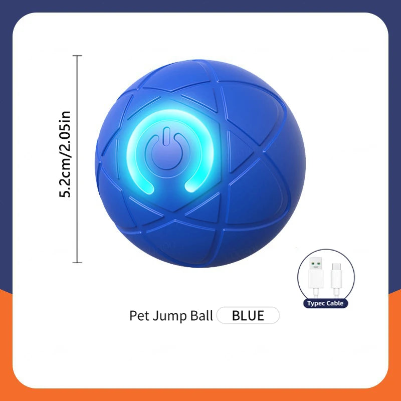 Smart Electronic Jumping Ball Pet Toy – USB Rechargeable, Auto-Moving