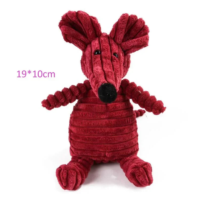 Plush Animal Squeaky Dog Toy – 17 Cute Styles, Bite Resistant