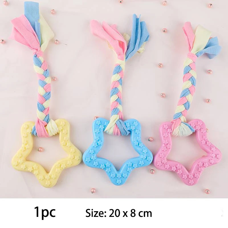 Dog Chew Toy – TPR Knot Bite Resistant Molar & Teeth Cleaning