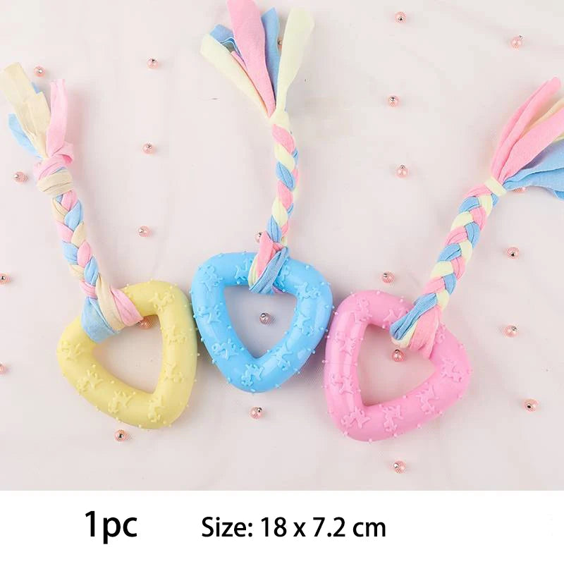 Dog Chew Toy – TPR Knot Bite Resistant Molar & Teeth Cleaning
