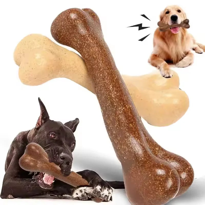 Dog Bone Chews Toys Nearly Ind estructible Natural Non-Toxic Anti-bite Puppy Toys For Small Medium Large Dog Pet Chew Toy