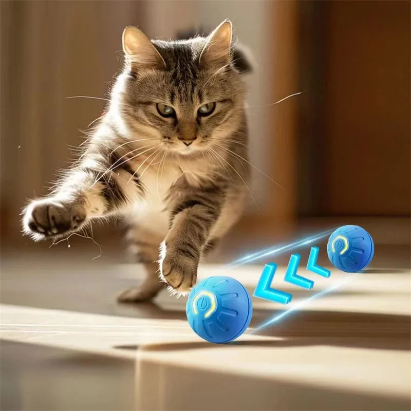 Smart Electronic Jumping Ball Pet Toy – USB Rechargeable, Auto-Moving