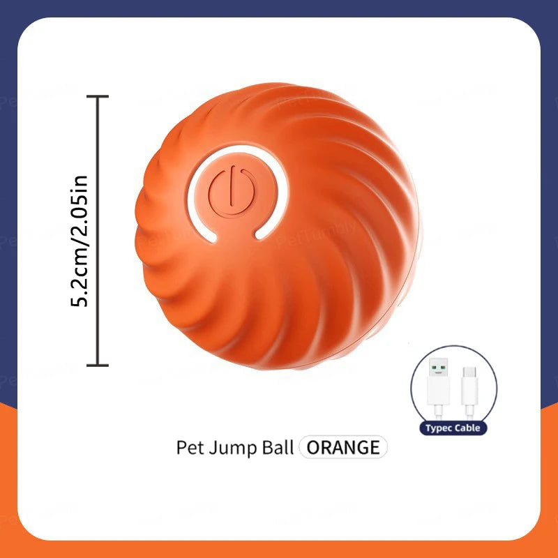Smart Electronic Jumping Ball Pet Toy – USB Rechargeable, Auto-Moving