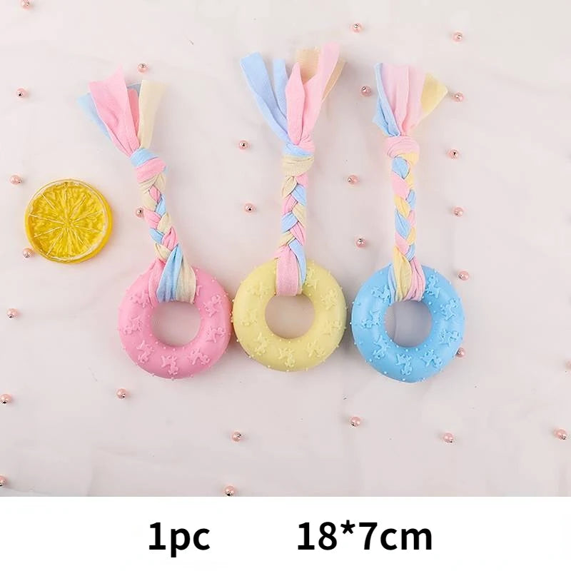 Dog Chew Toy – TPR Knot Bite Resistant Molar & Teeth Cleaning