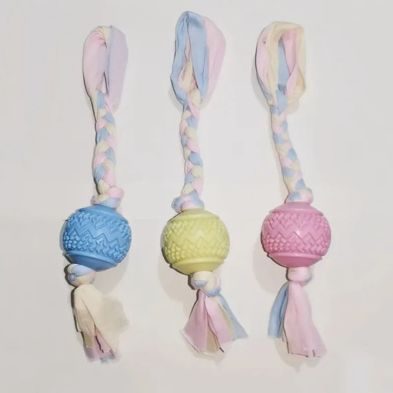 Dog Chew Toy – TPR Knot Bite Resistant Molar & Teeth Cleaning