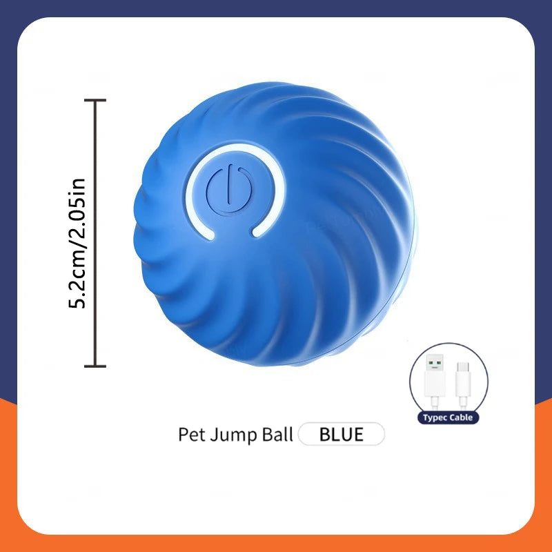 Smart Electronic Jumping Ball Pet Toy – USB Rechargeable, Auto-Moving