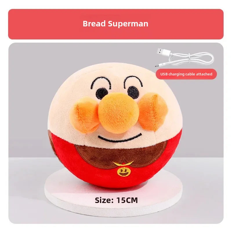 New Dog Toys Interactive Puzzle Electric Plush Jumping Ball USB Rechargeable Clown Cartoon Dog Training Toy Piggy Pet Product