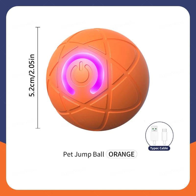 Smart Electronic Jumping Ball Pet Toy – USB Rechargeable, Auto-Moving