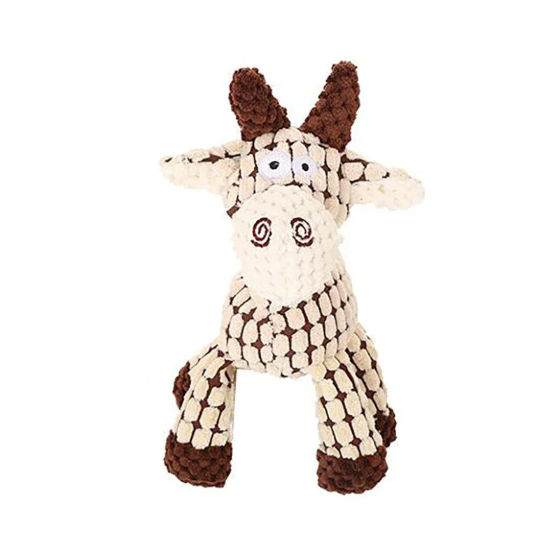 Plush Animal Squeaky Dog Toy – 17 Cute Styles, Bite Resistant