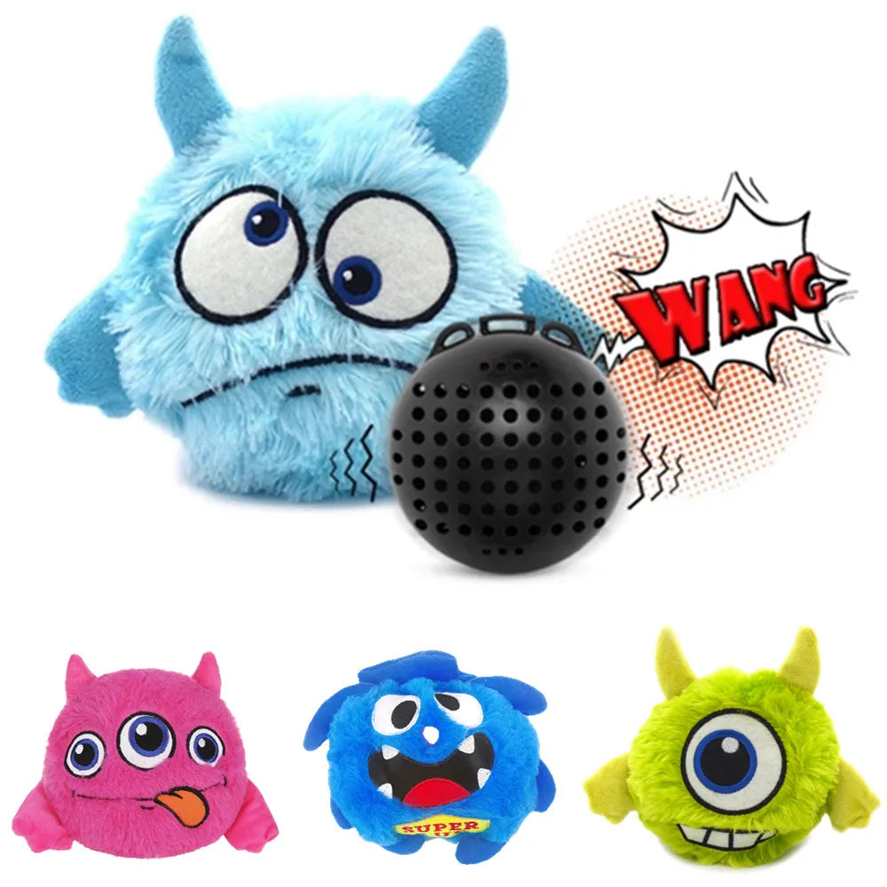 Interactive Bouncing Ball Dog Toy – Electronic Giggle & Vibrating