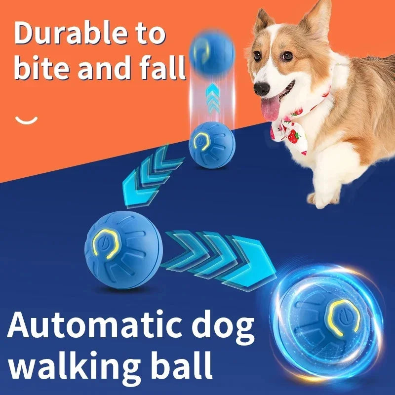 Smart Electronic Jumping Ball Pet Toy – USB Rechargeable, Auto-Moving