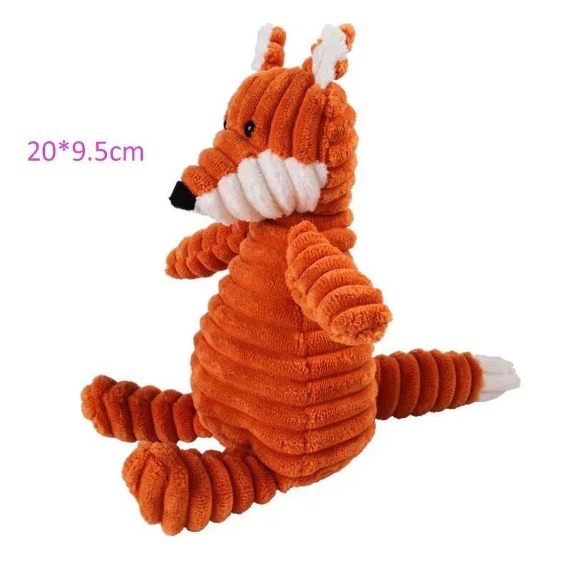 Plush Animal Squeaky Dog Toy – 17 Cute Styles, Bite Resistant