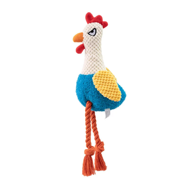 Plush Chicken Squeaky Dog Toy – Soft, Durable & Fun for Dogs