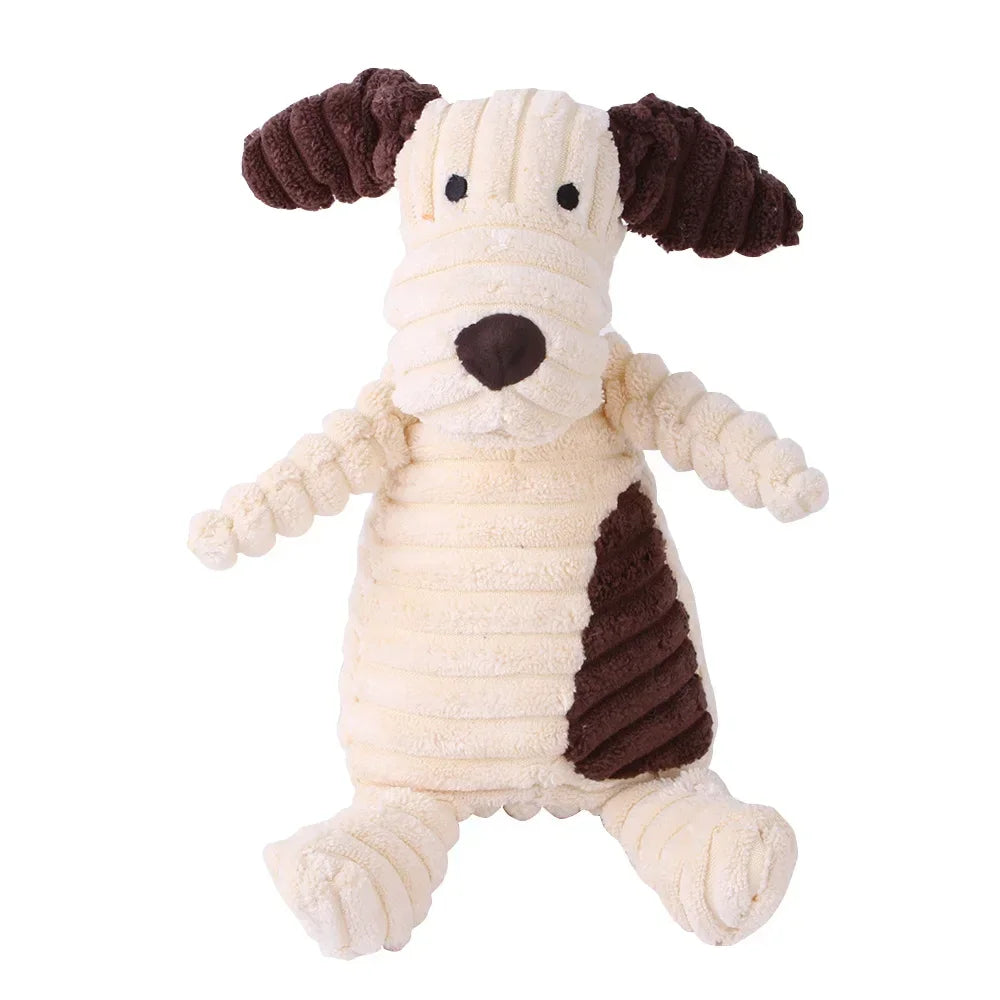 Plush Animal Squeaky Dog Toy – 17 Cute Styles, Bite Resistant