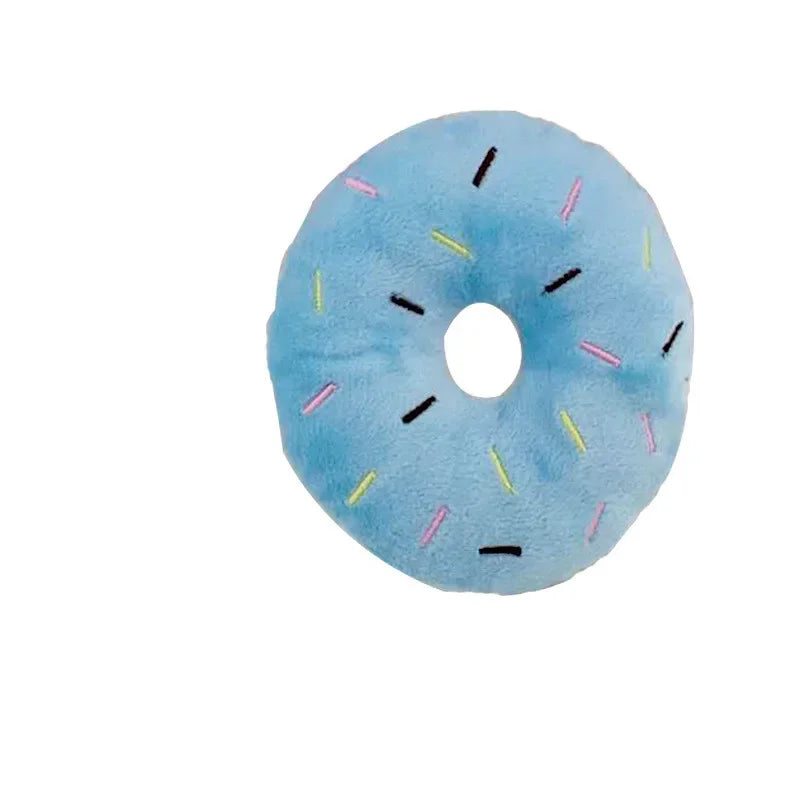 Puppy Dog Chew Toy Fruit Vegetable Chicken Drum Bone Squeak Toy for Cat Pets Plush Puzzle Dog Toys Stuffed Squeaking Pet Toy
