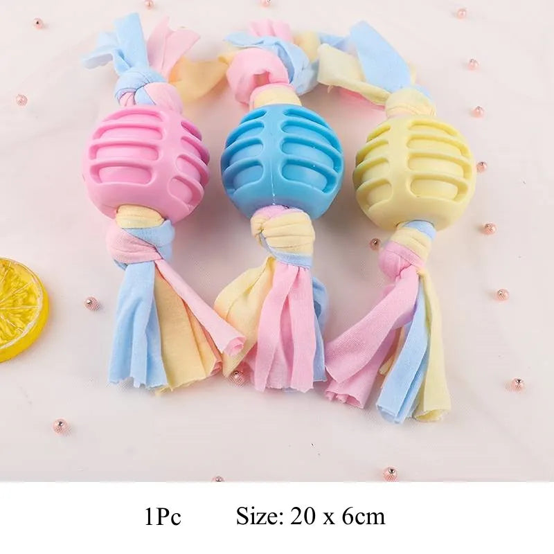 Dog Chew Toy – TPR Knot Bite Resistant Molar & Teeth Cleaning